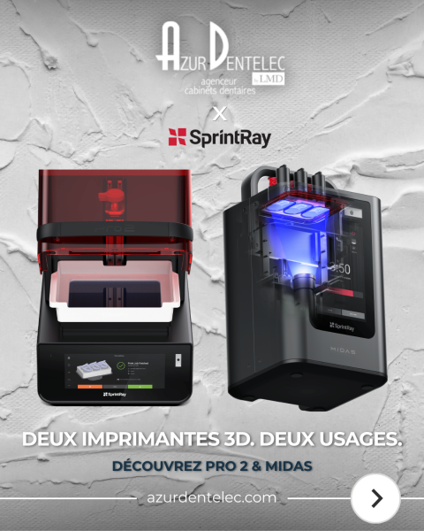 Imprimantes 3D SprintRay Pro 2 et Midas